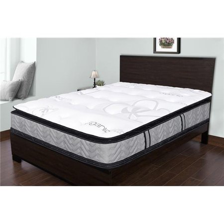 SPECTRA MATTRESS Spectra Mattress SS571003F 14 in. Orthopedic Organic Plush Knife Edge Pillow Top Double Sided Pocketed Coil - Full SS571003F